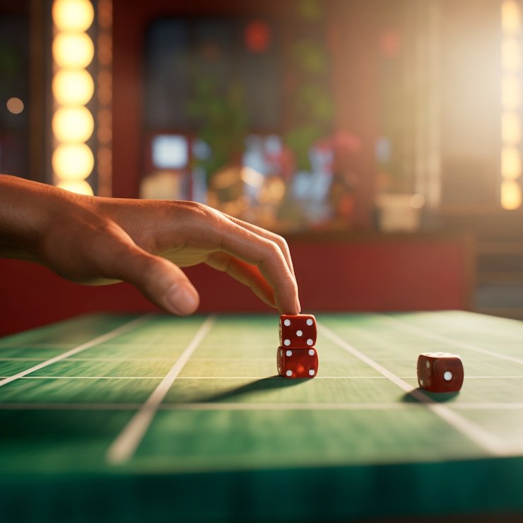 Pertandingan bulu tangkis kompetitif dengan pemain di lapangan indoor